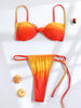 GiGiBikini Summer Bathing Suits 2024 Tie Dye Bikini Sets Sexy Bikinis Push Up Swimwear Women Swimsuit Micro Thong Bandage Beachwear