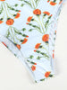 GiGiBikini 2025 Swimsuit Bandage One Piece Suit Floral Printed Swimwear Women Bathsuit Sexy Bathwear High Cut Beachwear New Bodysuit