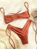 Push Up Bikinis 2-Piece Swimsuit String Beachwear Women Swimsuit Bandage Swimwear Sexy Bikini Set Bandage Swimsuits