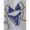 GiGiBikini 2024 Swimsuit Bow Bathsuit Triangle Plaided Bikinis Cherry Print Bikini Low Waist Swimwear Women's Beachwear New Biquins