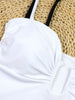 GiGiBikini Women Swimsuits Sexy One Piece Suit Patchwear Swimsuit High Cut Bathsuit Solid Color Swimwear New Beachwear 2024 Bodysuit