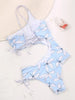 High Cut Swimwear Half Sleeve One Piece Swimsuits Women Monokini Bodysuits Sexy Beachwear Hollow Out Bathers Bathing Suit
