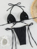 GiGiBikini 2025 Bikini Sets Bandage Swimwear Solid Swimsuit Micro Thong Beachwear Summer Bathsuits Sexy Bikinis High Cut Swimwear